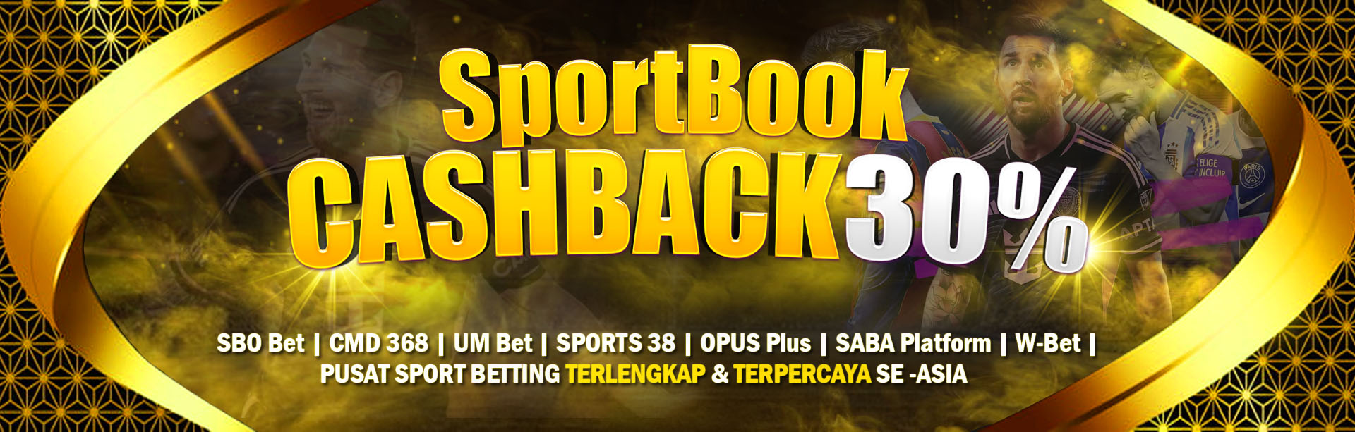 BONUS CASHBACK 30% SPORTBOOKS 