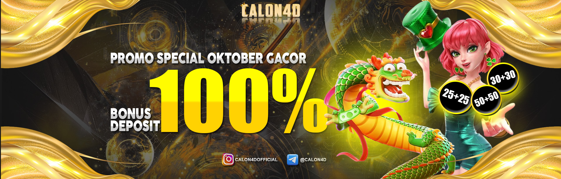 PROMO SPECIAL OKTOBER BONUS 100%