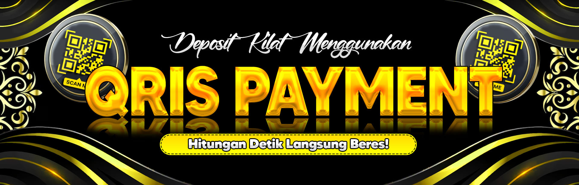 DEPOSIT LEBIH MUDAH DENGAN QRIS	