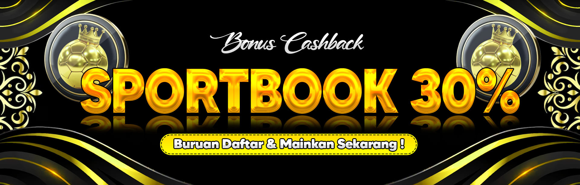 BONUS CASHBACK 30% SPORTBOOKS 