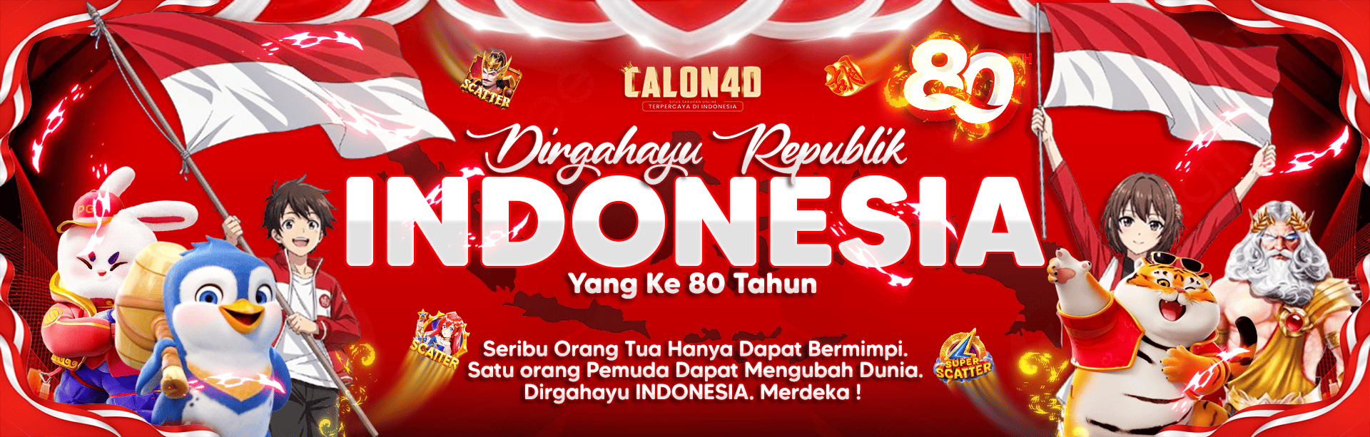 SELAMAT HARI KEMERDEKAAN INDONESIA YANG KE 80