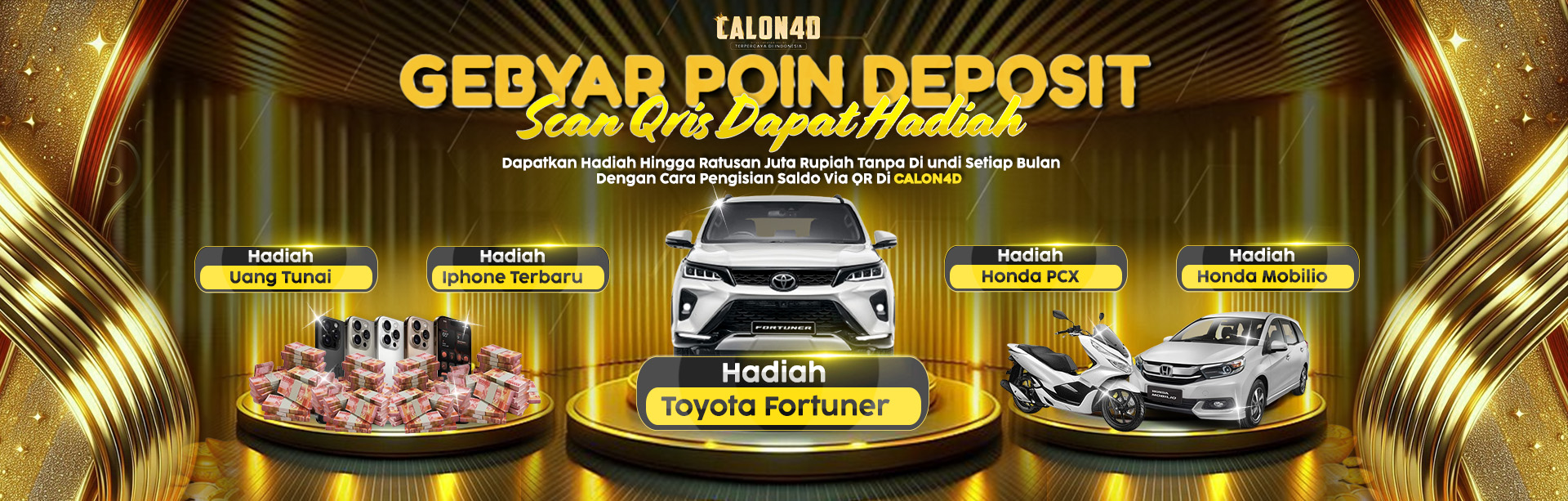 GEBYAR POIN DEPOSIT SCAN QRIS DAPAT HADIAH