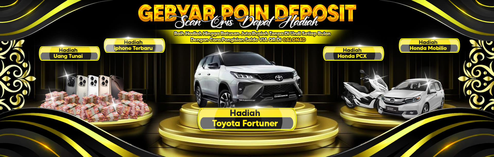 GEBYAR POIN DEPOSIT SCAN QRIS DAPAT HADIAH