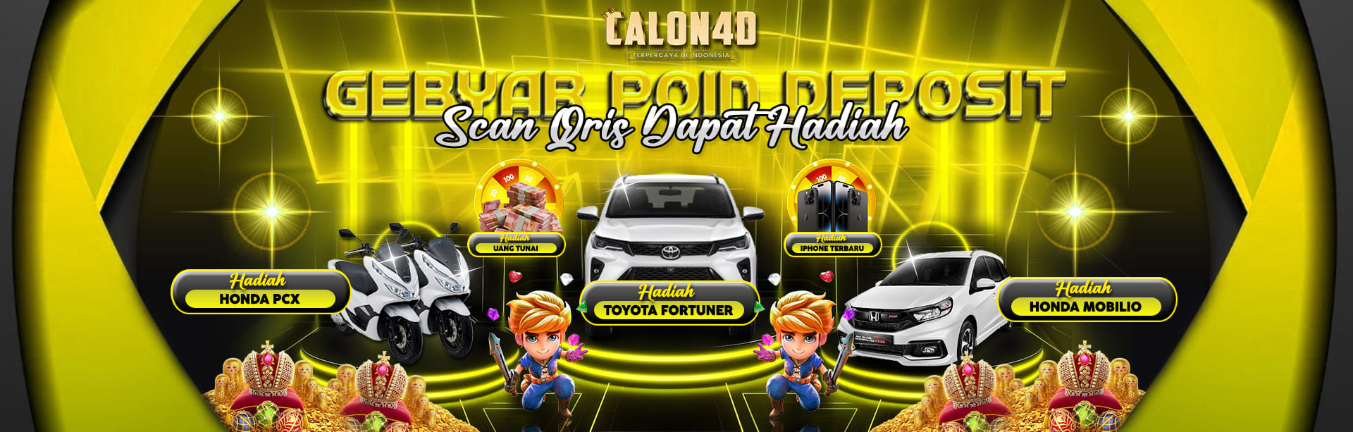 GEBYAR POIN DEPOSIT SCAN QRIS DAPAT HADIAH
