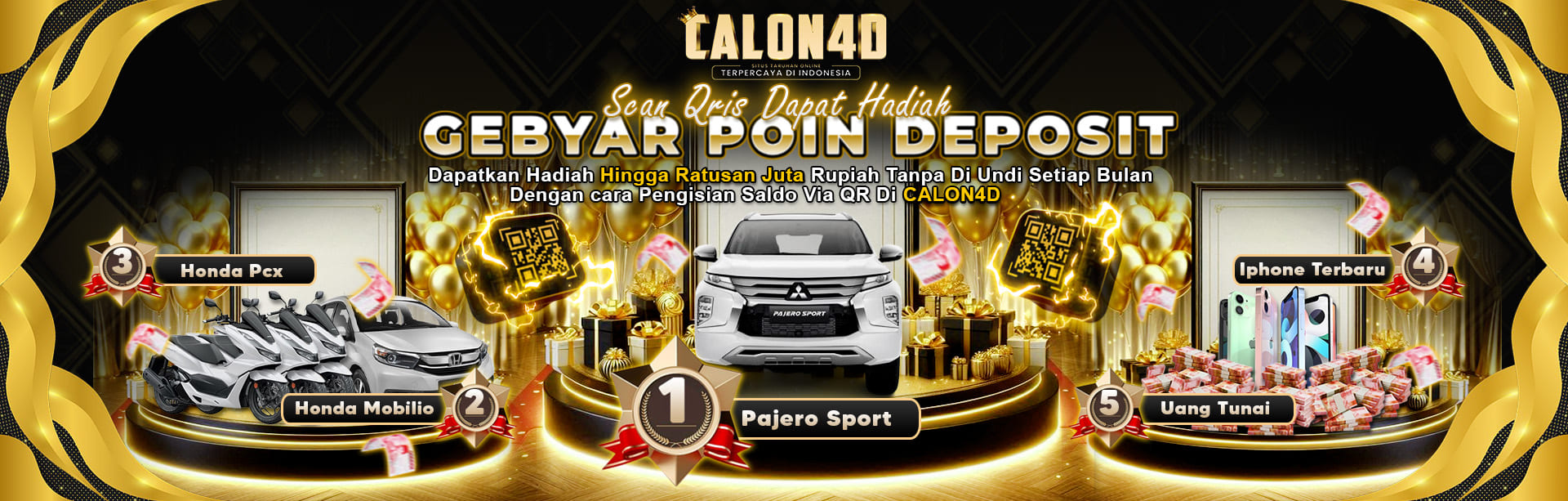 GEBYAR POIN DEPOSIT SCAN QRIS DAPAT HADIAH