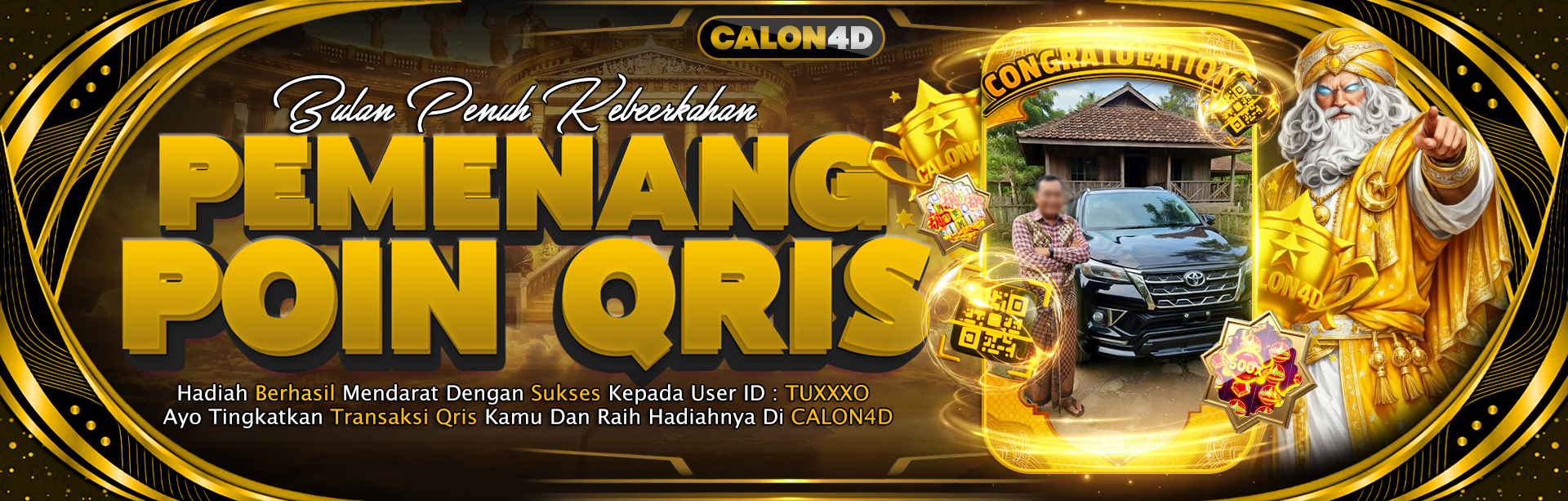 SELAMAT KEPADA PEMENANG POIN QRIS DI BULAN YANG PENUH KEBERKAHAN