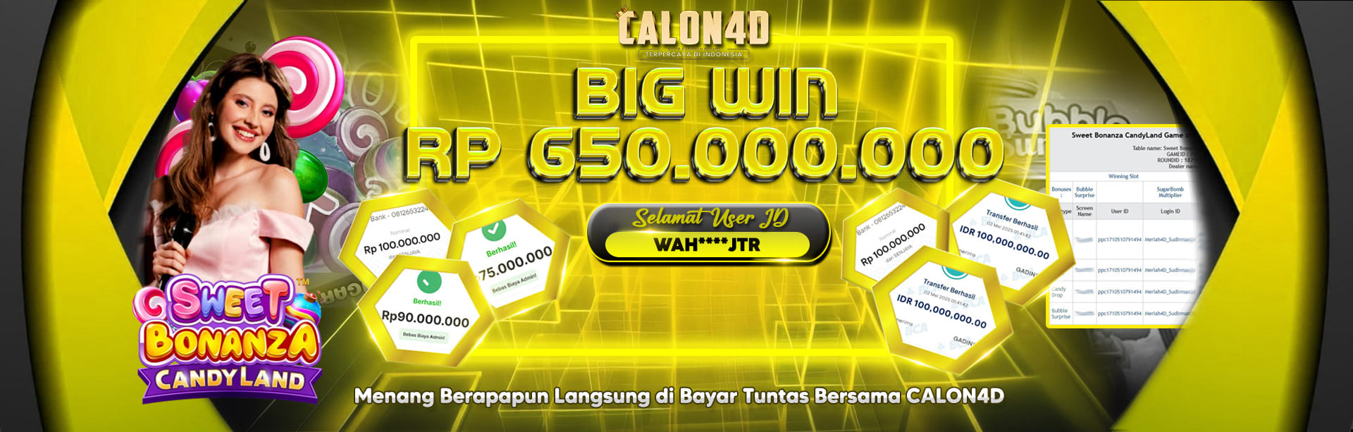 BUKTI JACKPOT SWEETBONANZA CANDYLAND