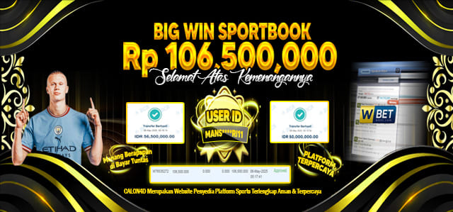 BUKTI KEMENANGAN SPORTBOOK DI CALON4D	