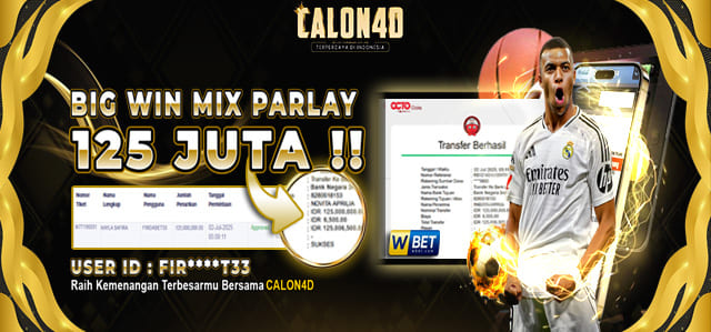 BUKTI KEMENANGAN SPORTBOOK DI CALON4D	