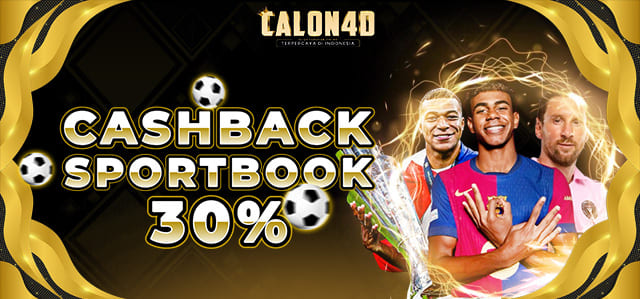 BONUS CASHBACK 30% SPORTBOOKS 