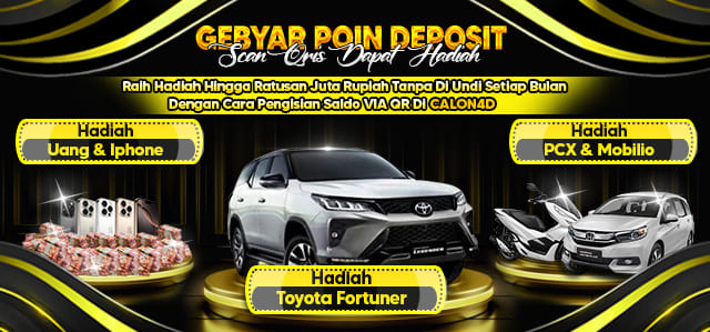 GEBYAR POIN DEPOSIT SCAN QRIS DAPAT HADIAH