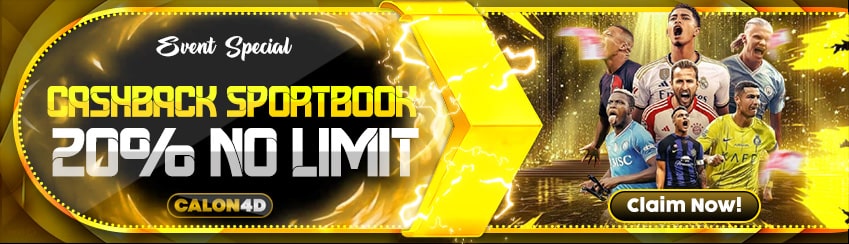 BONUS CASHBACK SPORTBOOK 20% TERBESAR NO LIMIT