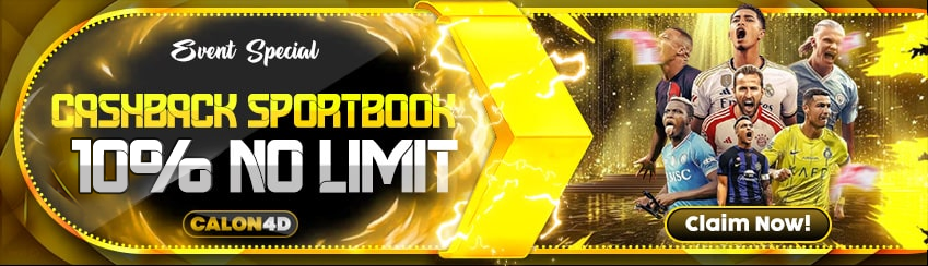 BONUS CASHBACK SPORTBOOK 10% TERBESAR NO LIMIT