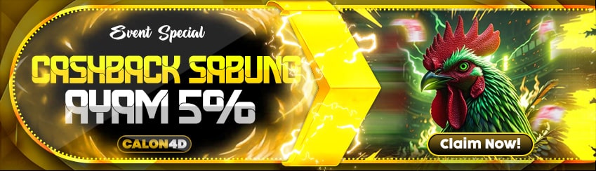 BONUS CASHBACK SABUNG AYAM 5% TERBESAR NO LIMIT