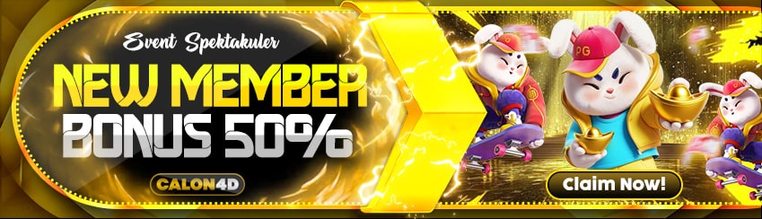 BONUS NEW MEMBER 50% GAME SLOTS (BONUS KLAIM DI DEPAN)