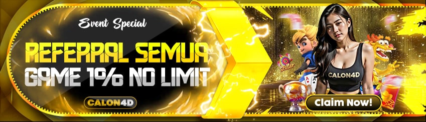 BONUS REFERRAL TOTAL BETTINGAN SEMUA GAME 1%