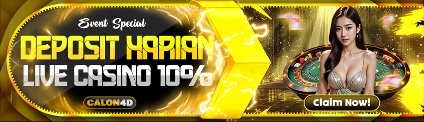 BONUS DEPOSIT HARIAN 10% GAME LIVE CASINO